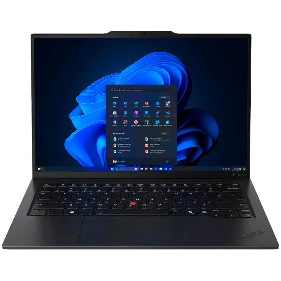 Laptop LENOVO ThinkPad X1 Carbon G13 14" (2880x1800 120Hz), Core Ultra 7 Processor 265U, 64 GB, Arc Graphics, Black, 2 GB — Image №1