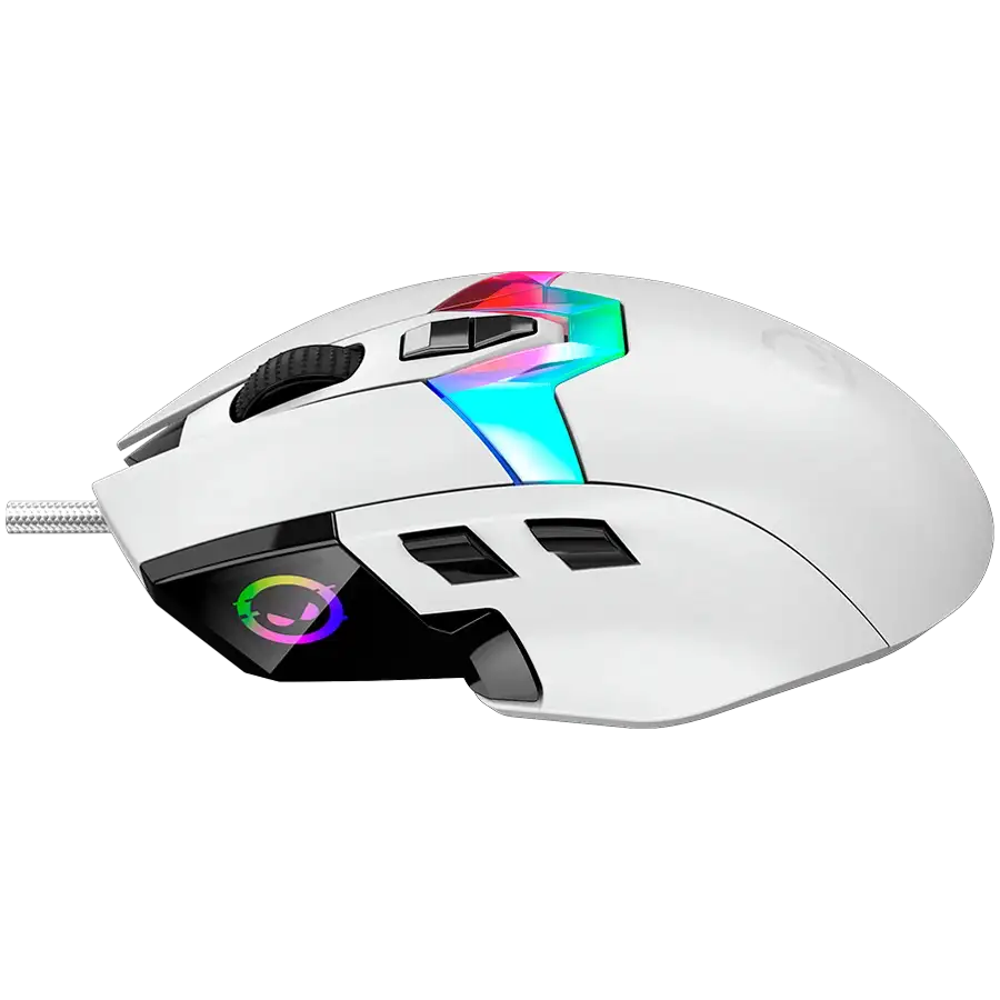 LORGAR MSP80 Gaming Mouse, Wired, White — Image №3 LORGAR MSP80 Gaming Mouse, Wired, White — Image №3