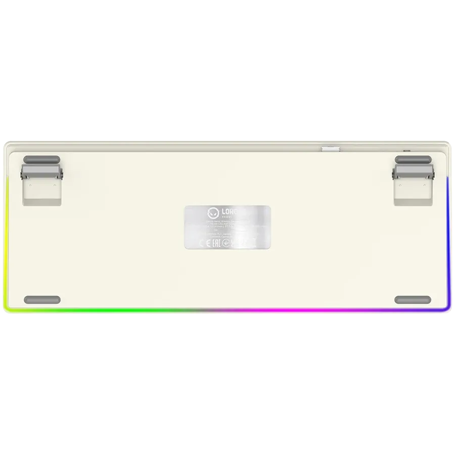 LORGAR KBP70TKLW Gaming Keyboard, Wireless, Beige, EN — Image №8