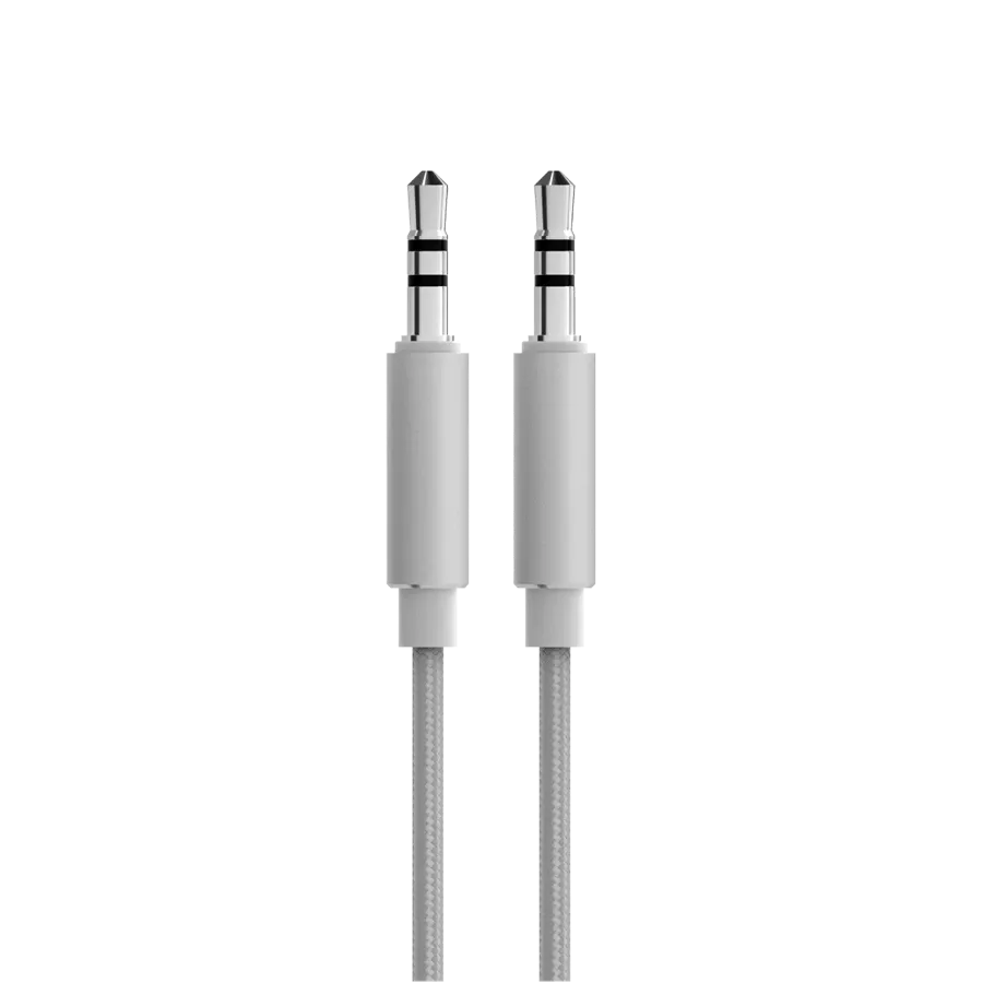 Fabric audio cable for Beoplay H95, Gray Mist — image №1 Fabric audio cable for Beoplay H95, Gray Mist — image №1