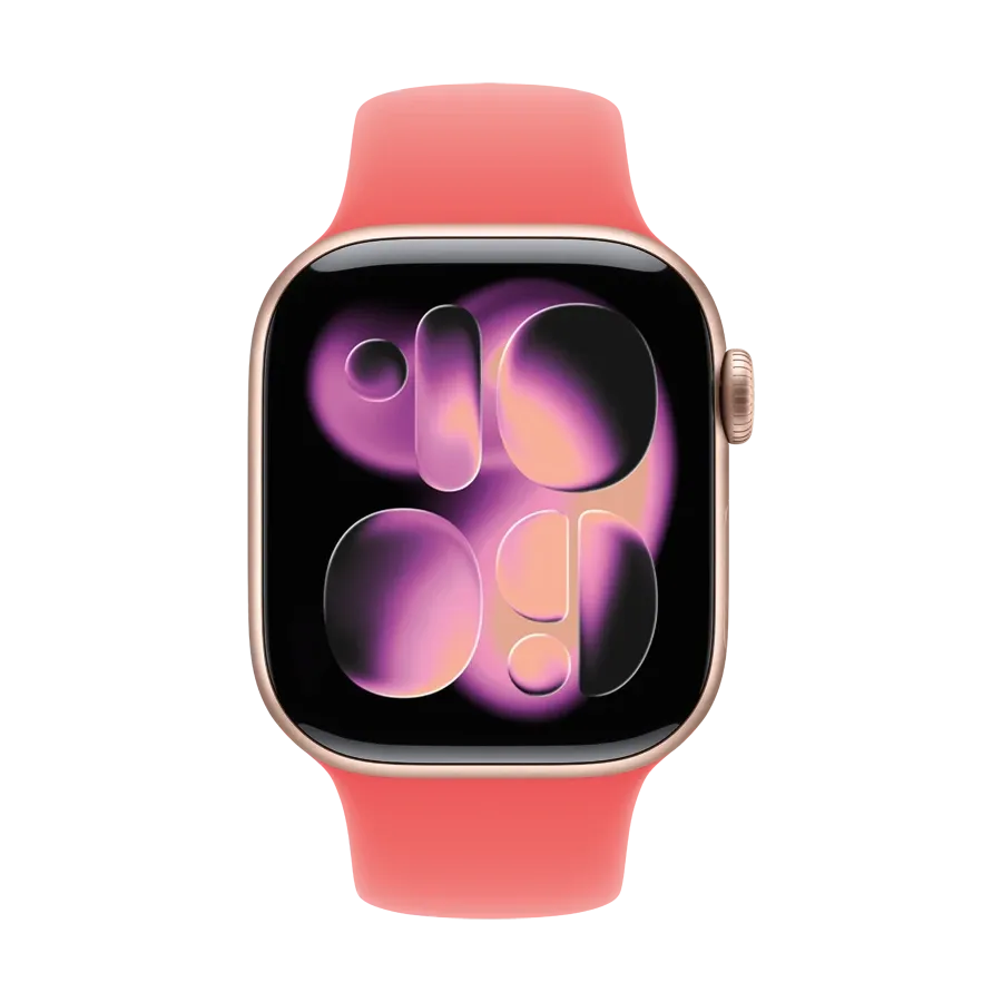 Apple 40mm Sport Band - S/M & M/L Band Extension Sport Band Bright Guava for Apple Watch 38 mmApple Watch 40 mmApple Watch 41 mm 38/40/41 mm — Image №3 Apple 40mm Sport Band - S/M & M/L Band Extension Sport Band Bright Guava for Apple Watch 38 mmApple Watch 40 mmApple Watch 41 mm 38/40/41 mm — Image №3