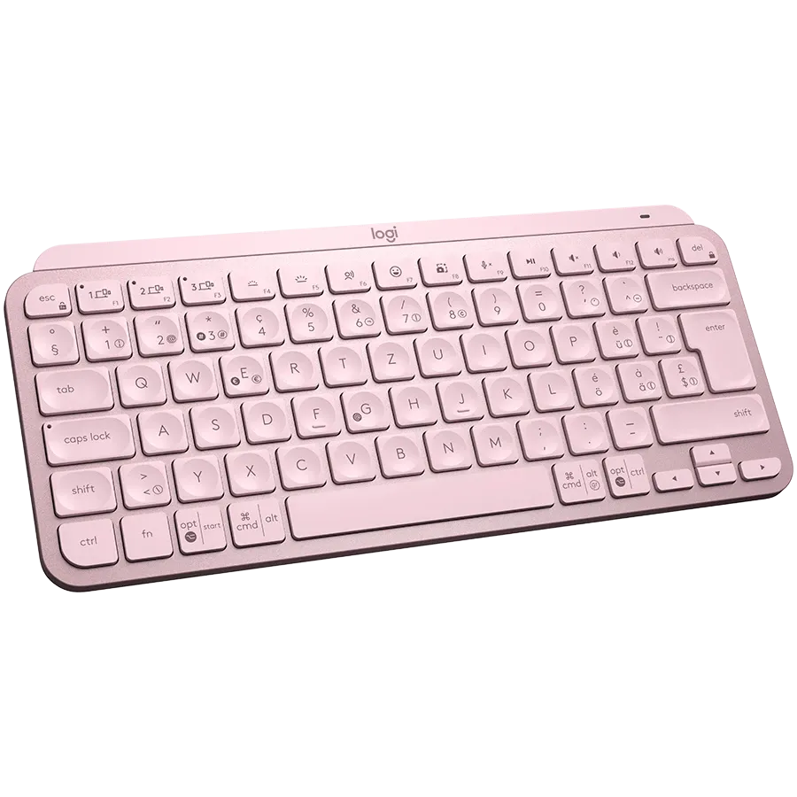 LOGITECH MX Keys Mini Keyboard, Wireless, Rose, International US — Εικών №2
