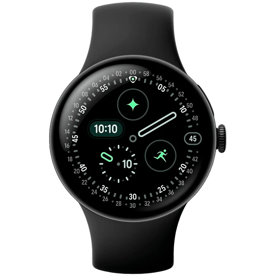 GOOGLE Pixel Watch 4 Smart Watch, 41mm, Black — Image №2 GOOGLE Pixel Watch 4 Smart Watch, 41mm, Black — Image №2
