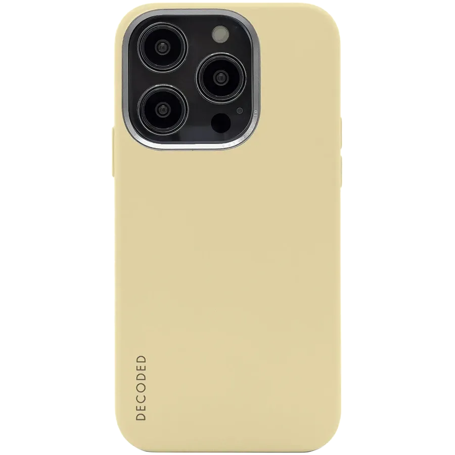 DECODED Θήκη ANTIMICROBIAL SILICONE CASE με MagSafe, Μπεζ for iPhone 14 Pro Max — Εικών №1