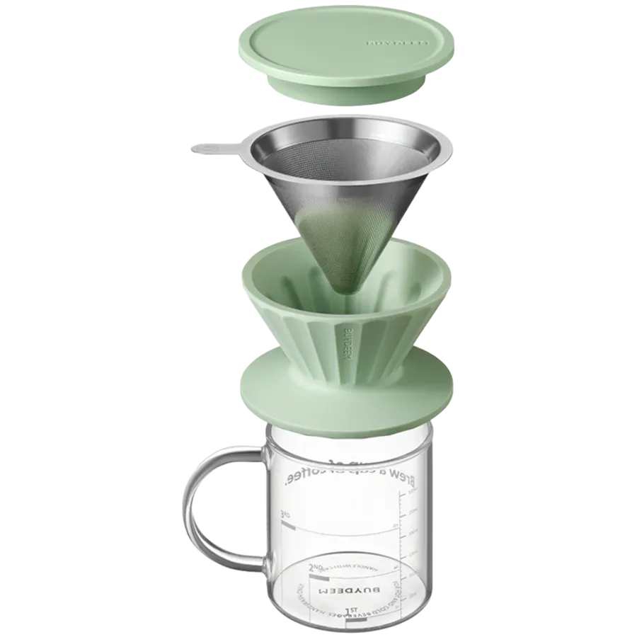 BUYDEEM Coffee Filter (350 ml), Cozy Greenish — Image №5