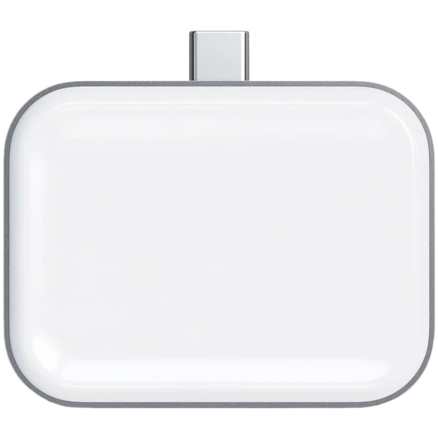 Wireless Charger SATECHI, 5 W, Space Gray (ST-TCWCDM) — Image №2