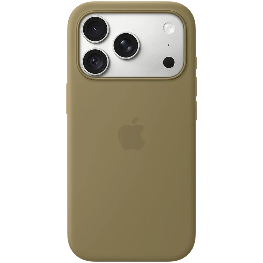 APPLE Silicone Case with MagSafe, Olive for iPhone 18 Pro — Image №1