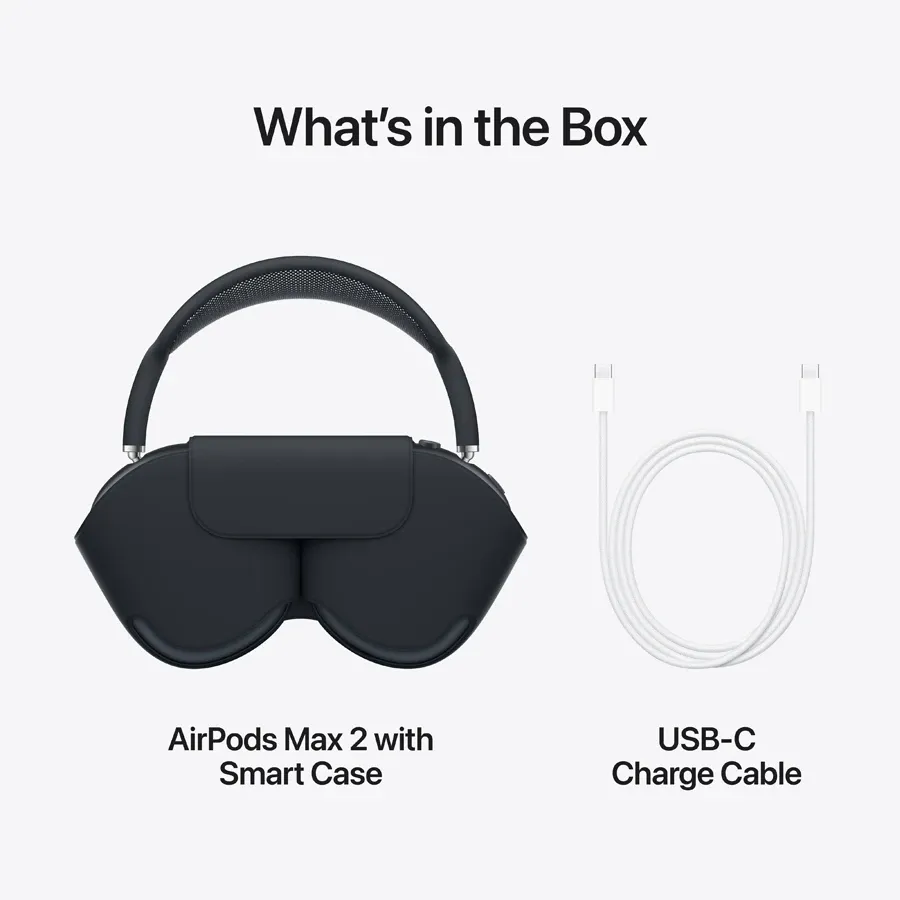 {APPLE}  AirPods Max 2 with Беспроводная зарядка, Тёмная ночь (MHWK4ZM/A_IS) — Изображение №8