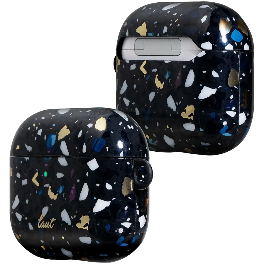 LAUT Чехол TERRAZZO , Чёрный для AirPods (Gen. 3) — Изображение №2