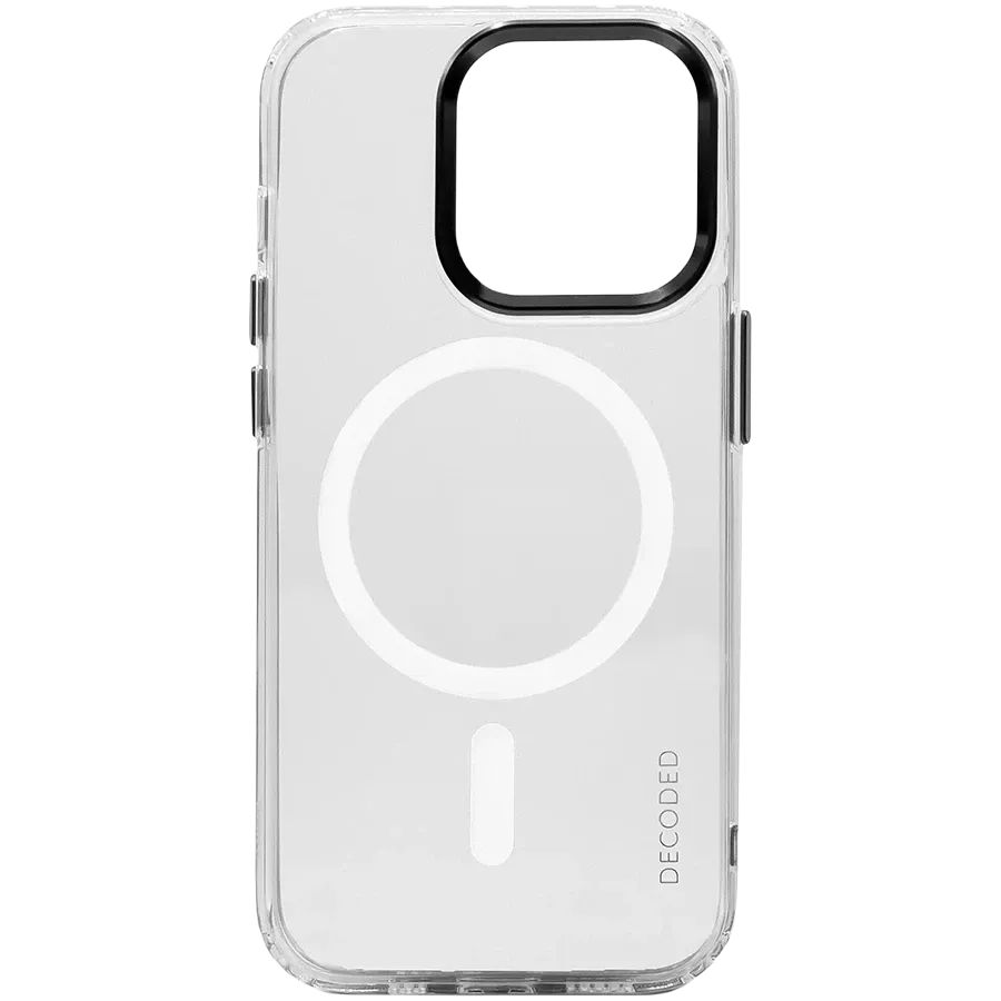 DECODED Case Recycled Plastic Clear with MagSafe, Clear for iPhone 14 Pro Max — Image №1