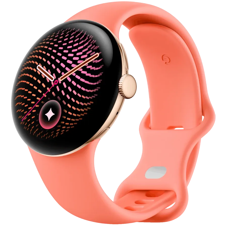 GOOGLE Pixel Watch 5 Smart Watch, 41mm, LTE, Pink — Image №1 GOOGLE Pixel Watch 5 Smart Watch, 41mm, LTE, Pink — Image №1