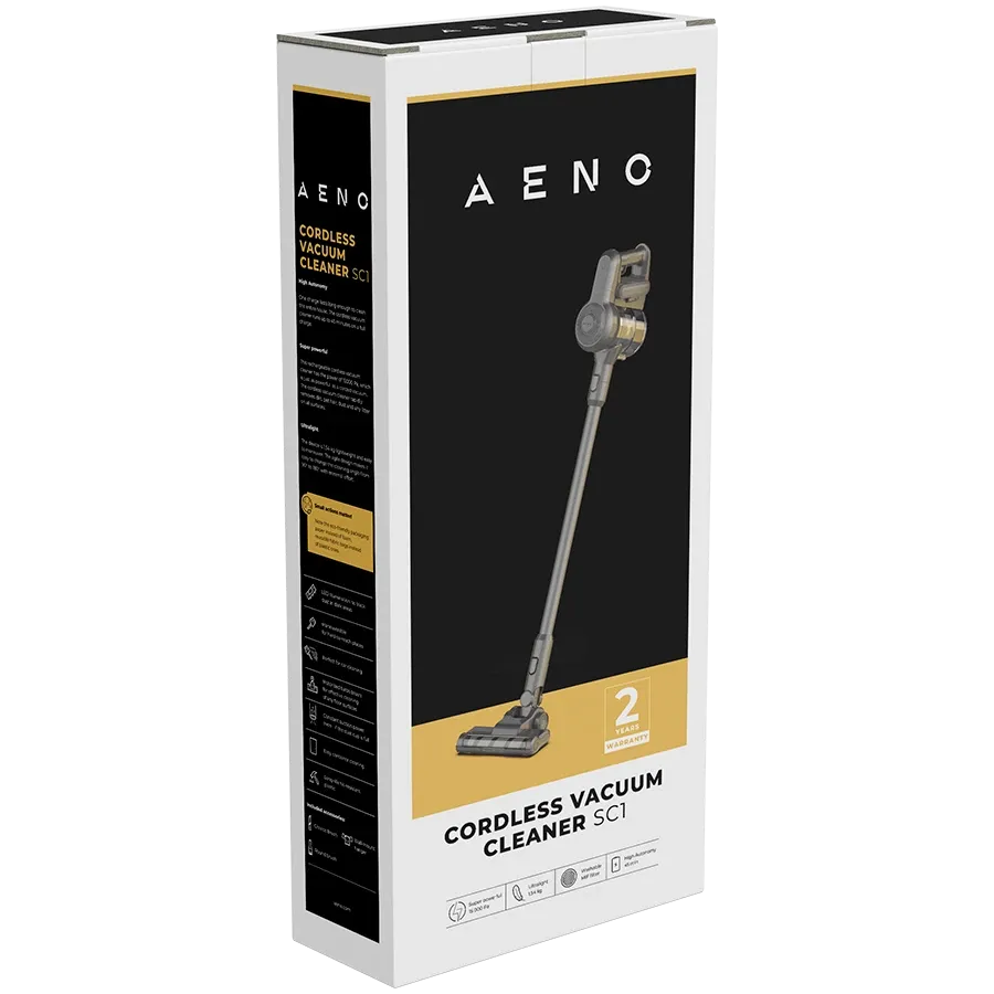 AENO Cordless Vacuum Cleaner, Gray — Image №5 AENO Cordless Vacuum Cleaner, Gray — Image №5