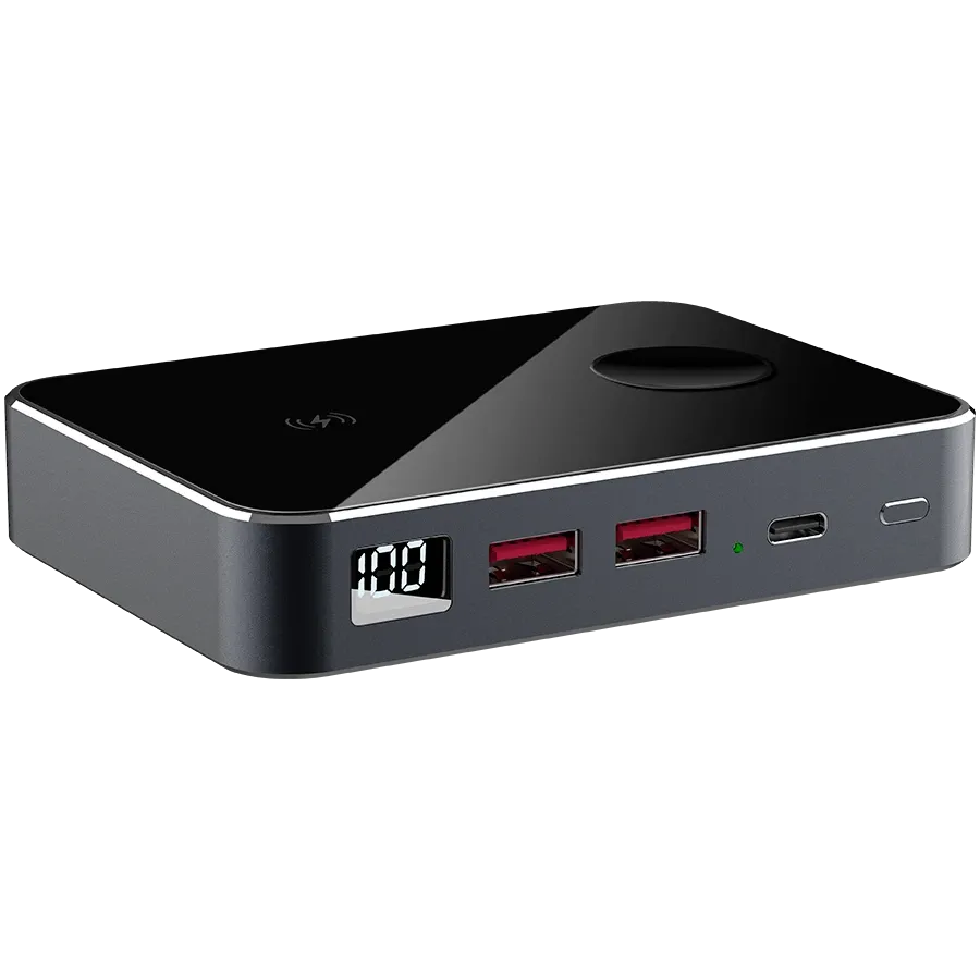 PRESTIGIO Graphene PD Watch Power Bank, 10000 mAh, Silver — Image №2