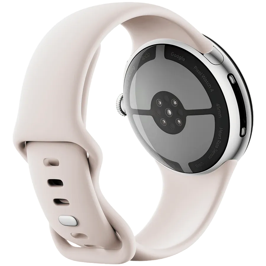 GOOGLE Pixel Watch 4 Smart Watch, 45mm, Silver — Image №4 GOOGLE Pixel Watch 4 Smart Watch, 45mm, Silver — Image №4