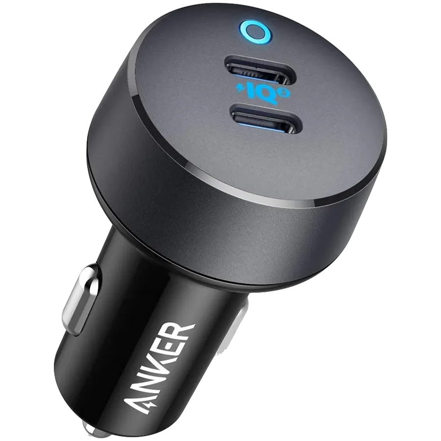 ANKER Car Adapter 2*USB/USB-C, 18 W, Black — Image №1 ANKER Car Adapter 2*USB/USB-C, 18 W, Black — Image №1