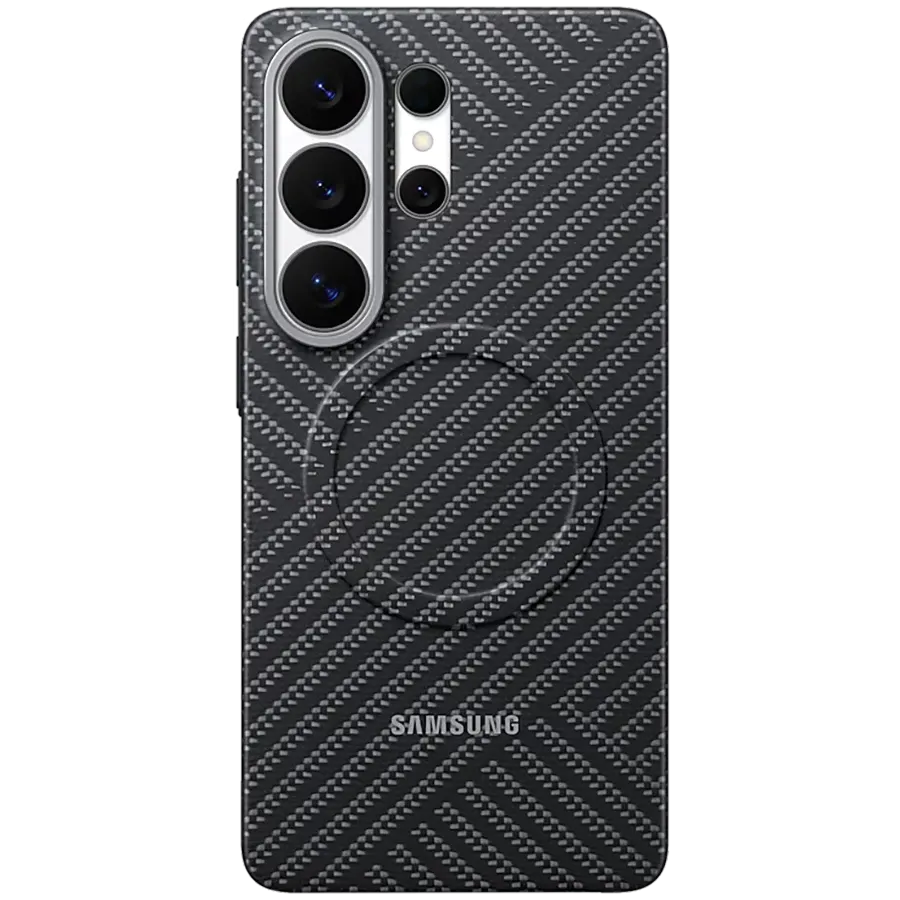 SAMSUNG Θήκη Carbon Magnet με MagSafe, Σκούρο Γκρι for Samsung Galaxy S26 Ultra — Εικών №1