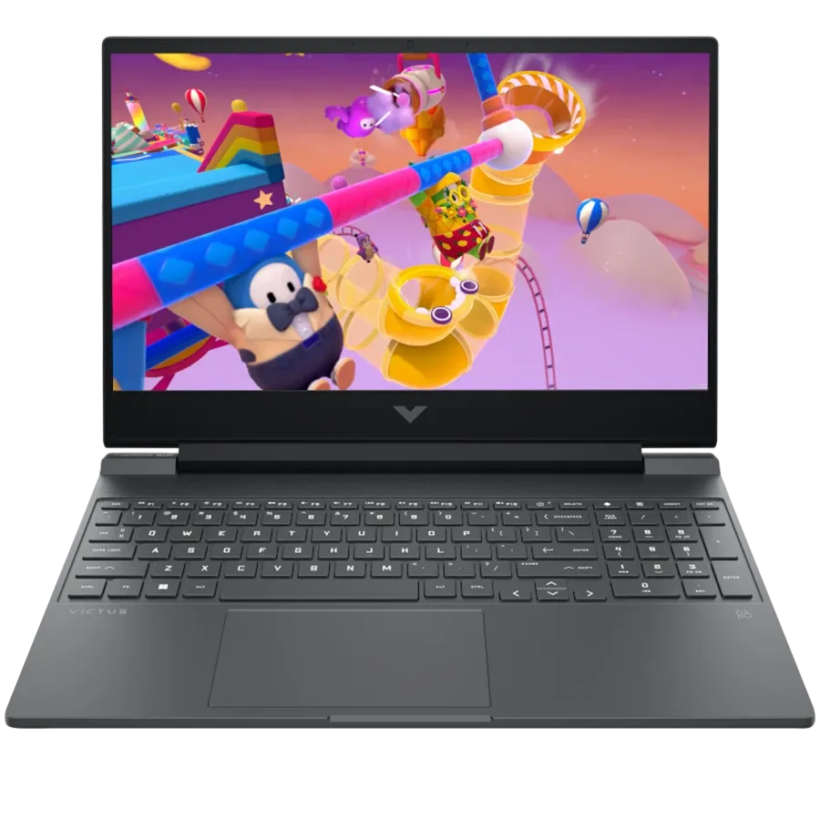 Laptop HP Victus Gaming 15 15.6" (1920x1080 144Hz), Ryzen 5 8645HS, 16 GB, RTX 4050 6 GB, Mica Silver, 512 GB — Image №1