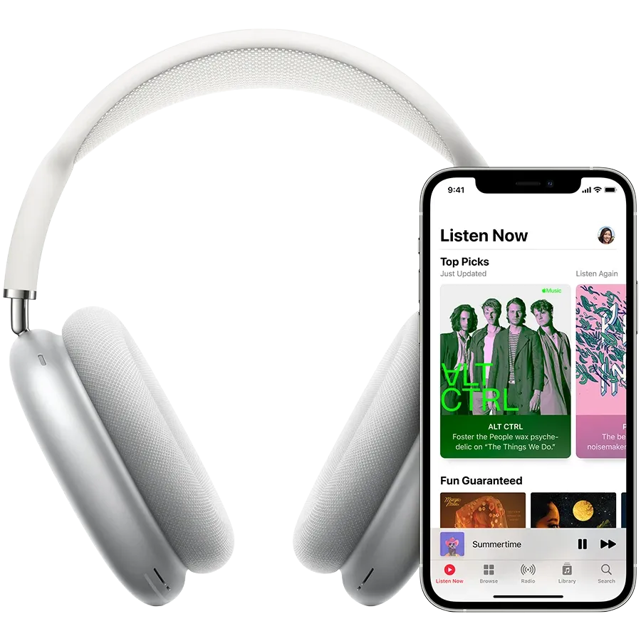 {APPLE} AirPods Max with Беспроводная зарядка, Space Gray (OOB-MGYH3RU/A) — Изображение №4 {APPLE} AirPods Max with Беспроводная зарядка, Space Gray (OOB-MGYH3RU/A) — Изображение №4