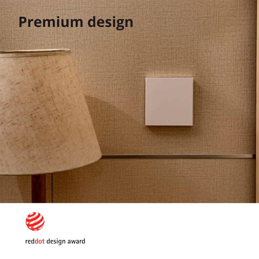 Smart wall switch H1 (no neutral, single rocker) AQARA, White — Image №6 Smart wall switch H1 (no neutral, single rocker) AQARA, White — Image №6