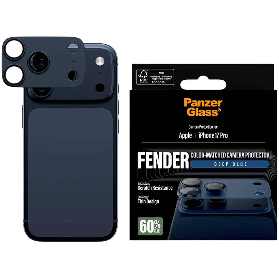 PANZERGLASS Camera Lens Protector for iPhone 17 Pro — Image №1 PANZERGLASS Camera Lens Protector for iPhone 17 Pro — Image №1