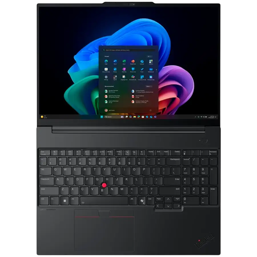Laptop LENOVO ThinkPad E16 Gen 4 16" Core Ultra 7 Processor 355 32GB RAM 1TB SSD, Black, 2026 — Image №5