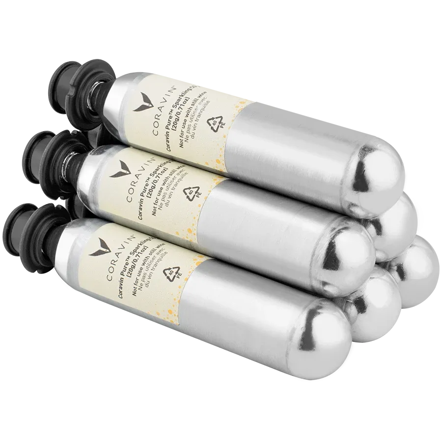 CORAVIN set of 6 Spare CO2 Sparkling Capsules — Image №1