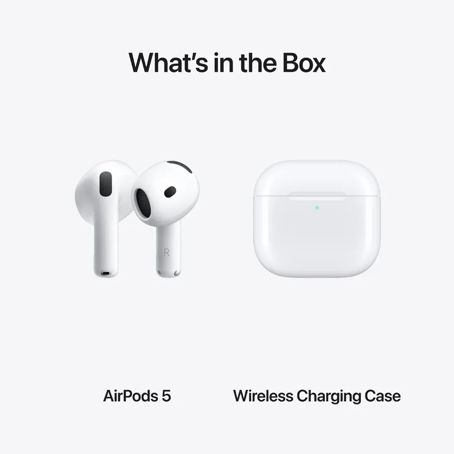Apple  AirPods 5 with Wireless Charging Case, White — Image №7