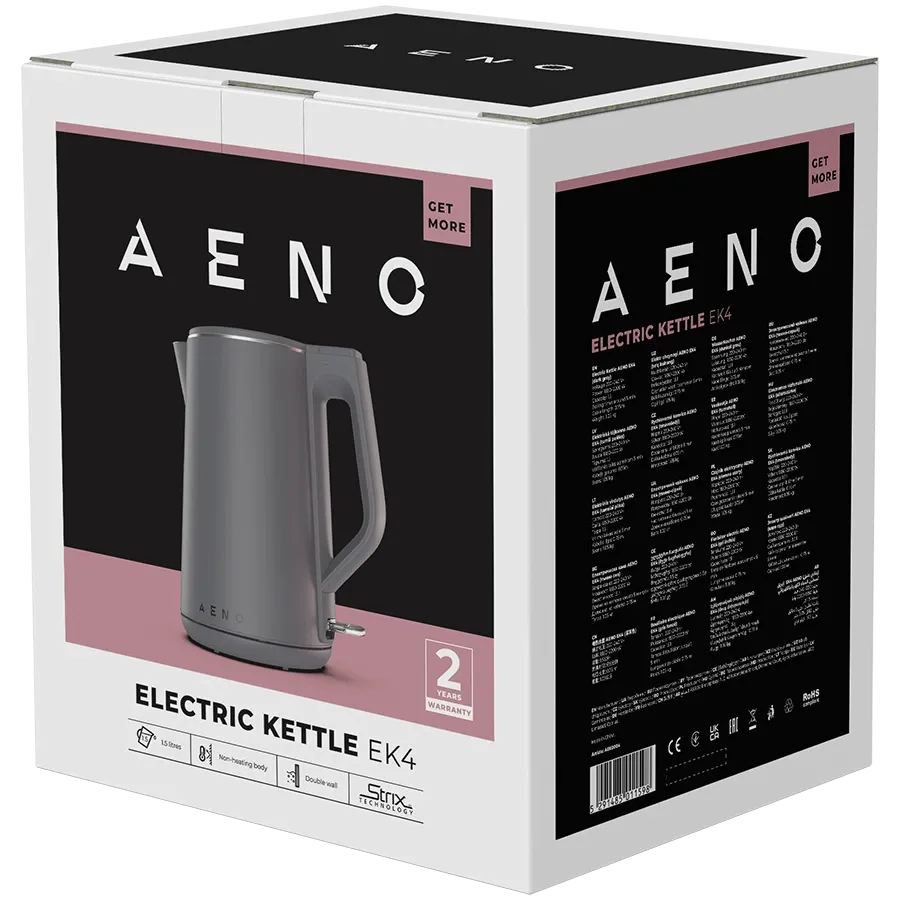 AENO EK4 Kettles (1.5 L), Dark Gray — Image №5