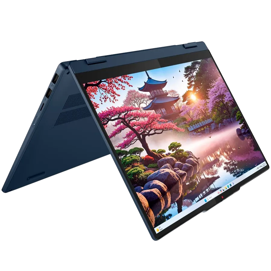 Φορητός LENOVO IdeaPad 5 2-in-1 14 14" (1920x1200 60Hz), Ryzen AI 7 350, 24 γιγαμπάιτε, 860M, Cosmic Blue, 1 τεραμπάιτε — Εικών №1
