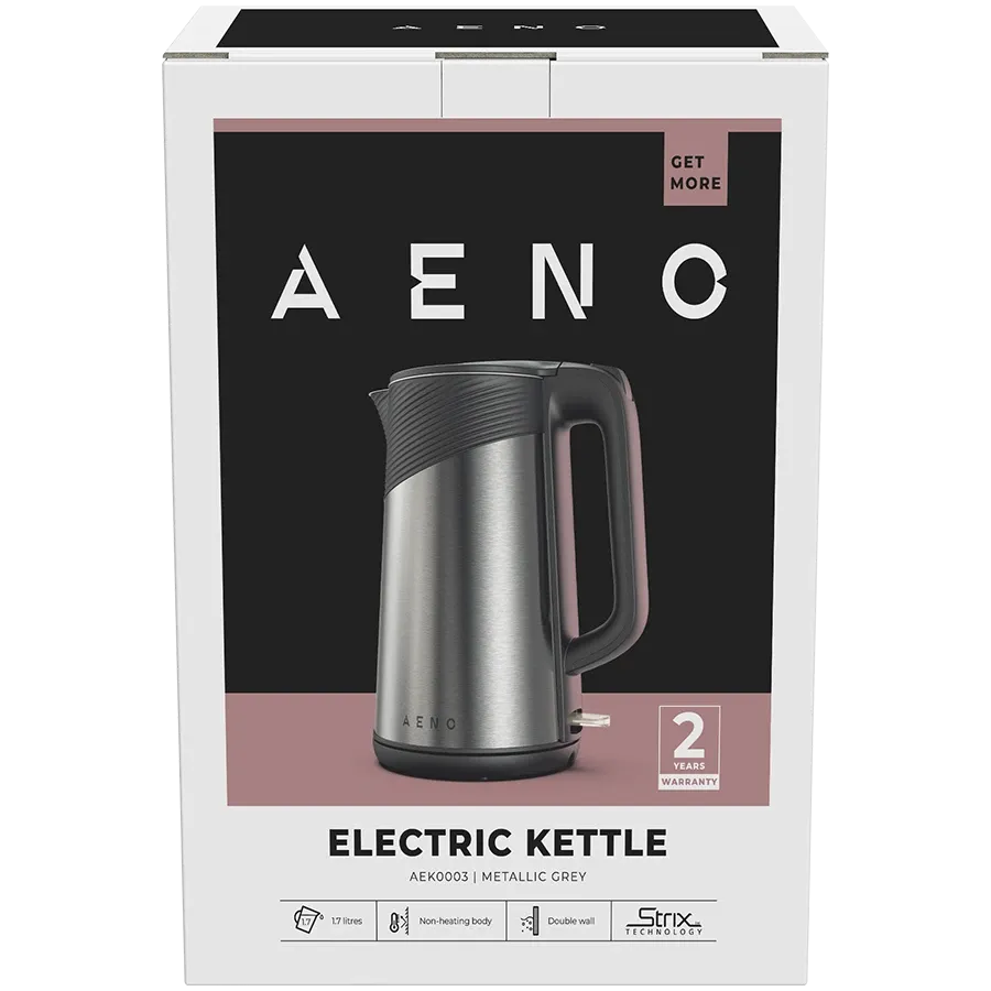 AENO Kettles (1.7 L), Metallic Gray — Image №3