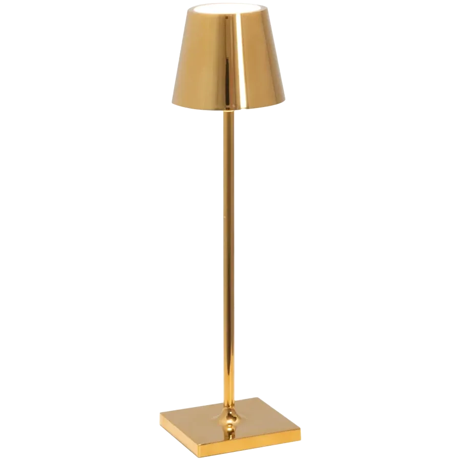 ZAFFERANO POLDINA PRO MICRO TABLE LAMP 70x275mm. GOLDEN - 1.8W - DYNAMIC WHITE- — Изображение №1