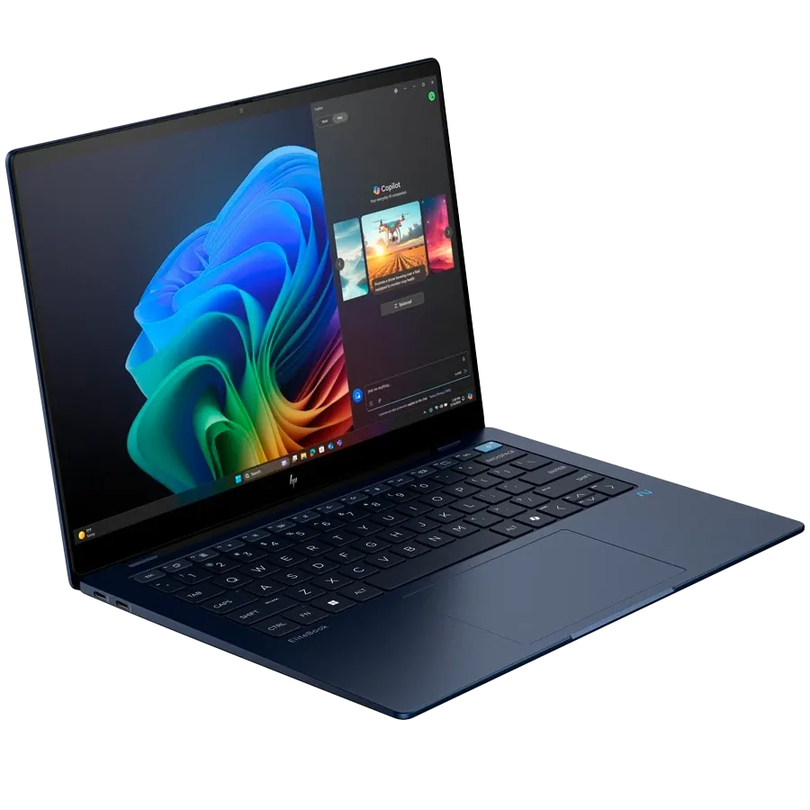Laptop HP INC 14" (2240x1400), Qualcomm Snapdragon X Elite X1E-78-100, 32 GB, Qualcomm Adreno Graphics, Atmosphere Blue, 1 TB — Image №2