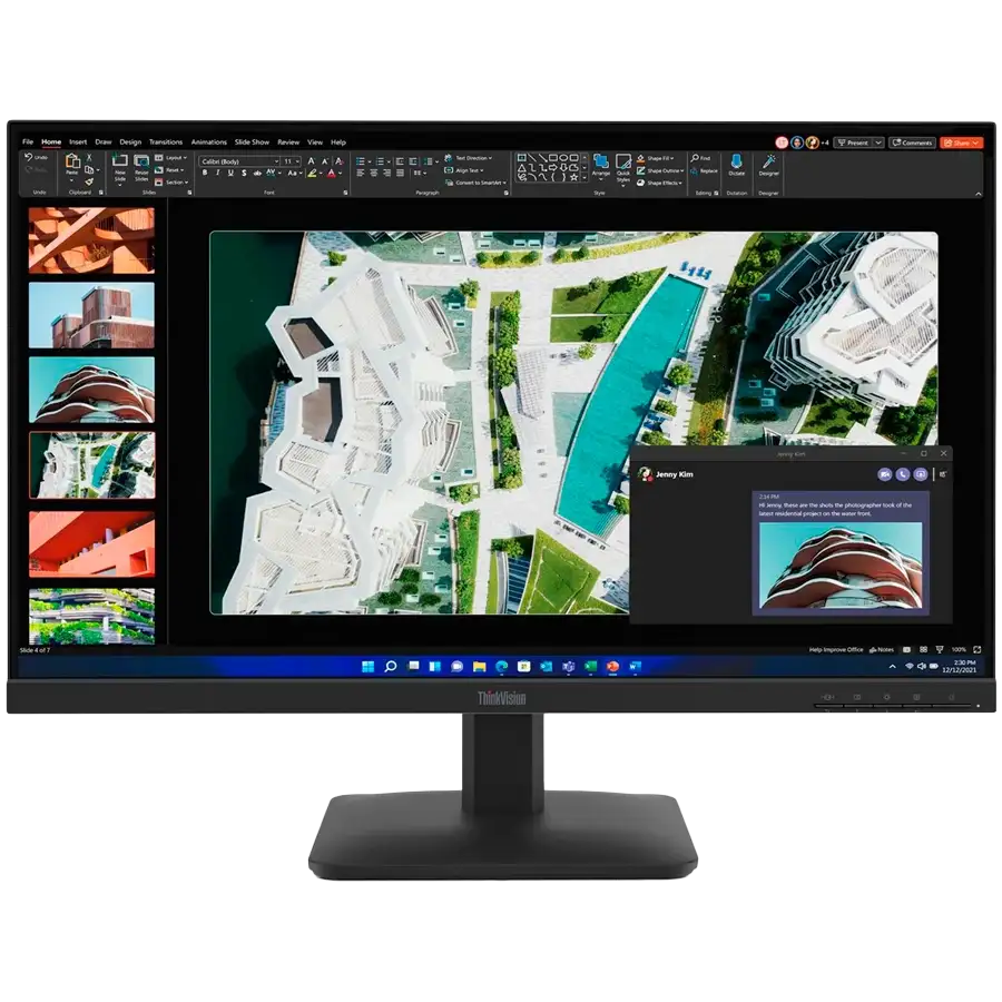 LENOVO Monitor LED (27", 1920x1080, IPS) Μαύρος — Εικών №1
