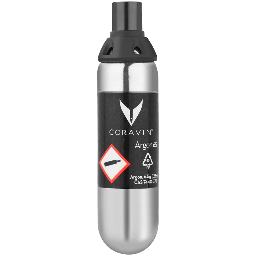 CORAVIN Набор из 6 запасных аргоновых капсул, серебристый — Изображение №1