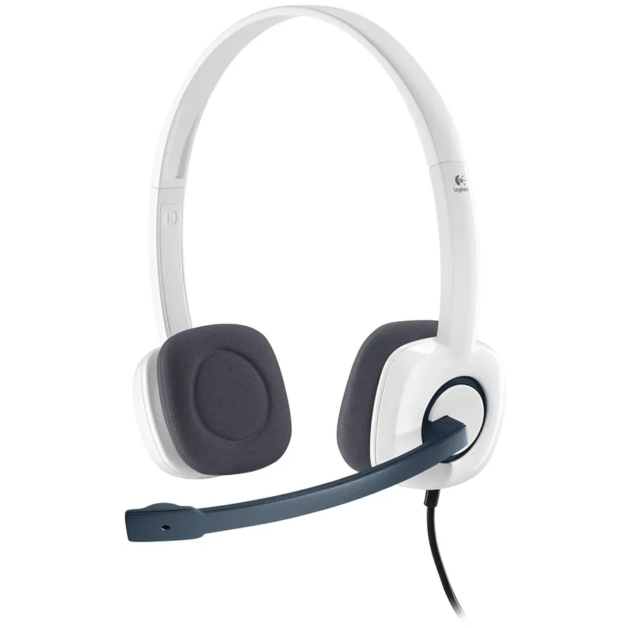 Headset LOGITECH H150 with Microphone, White — Изображение №1