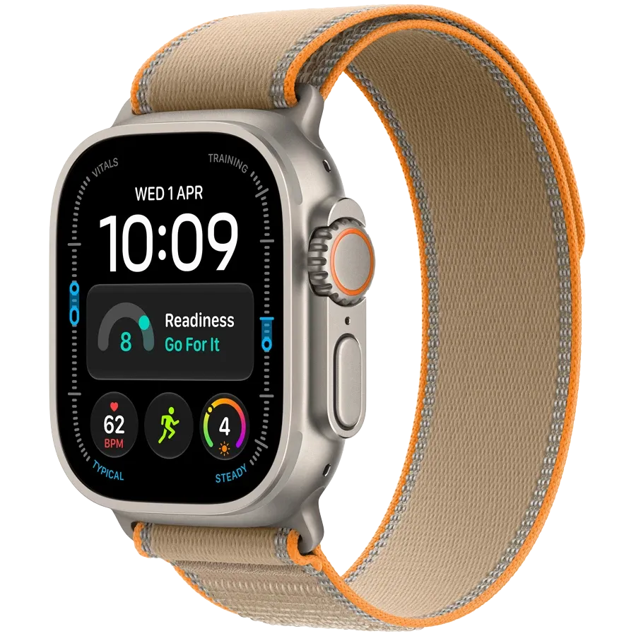 Apple Watch Ultra 4 GPS + Cellular, 49мм, Natural, Sand Trail Loop, M/L — Изображение №1