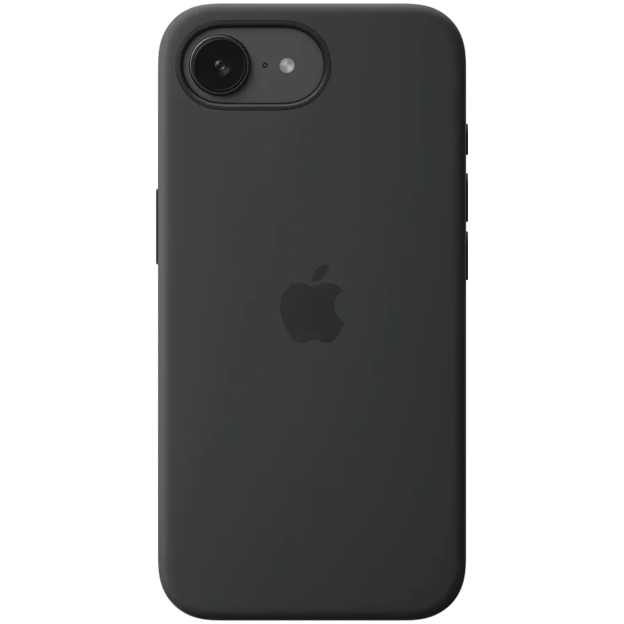 APPLE силиконовый чехол  Чёрный для iPhone 16e — image №1