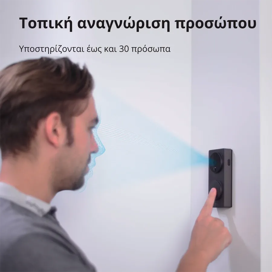 AQARA Smart Video Doorbell, Μαύρος — Εικών №6 AQARA Smart Video Doorbell, Μαύρος — Εικών №6