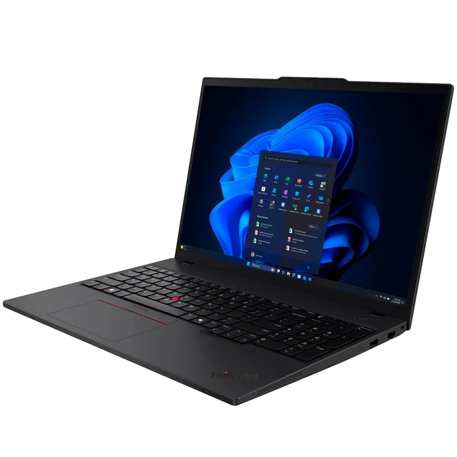 Φορητός LENOVO ThinkPad T16 Gen 4 16" (1920x1200), Core Ultra 7 255U, 64 γιγαμπάιτε, Graphics, Μαύρος, 1 τεραμπάιτε — Εικών №3