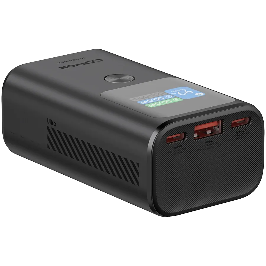 CANYON OnPower 130 Power Bank, 10000 mAh, Dark Gray — Image №4