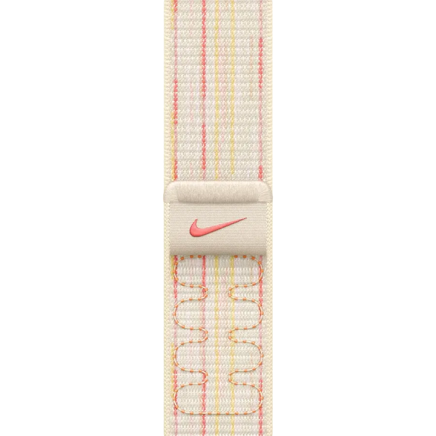 Ремешок APPLE 40мм Nike Sport Loop Nike Sport Loop Starlight/Pink для Apple Watch 40 mm — Изображение №1