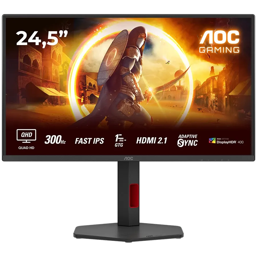 AOC LED-монитор (24.5", 2560x1440, Fast IPS) Чёрный — Изображение №1
