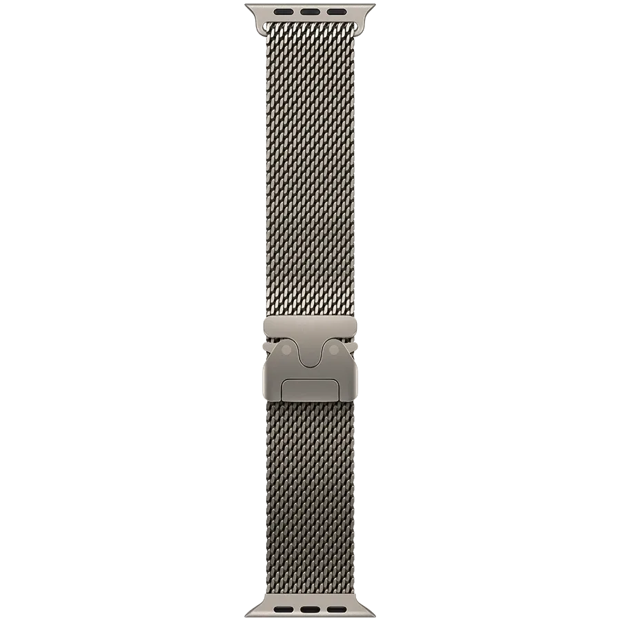 Apple 49mm Milanese Loop Band Milanese Loop Natural Titanium for Apple Watch 44/45/46/49 mm — Image №1