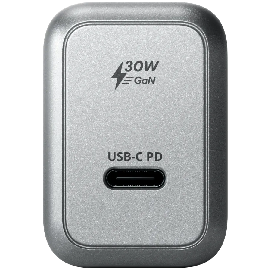 SATECHI Power Adapter USB-C, 30 W, Silver — Image №3 SATECHI Power Adapter USB-C, 30 W, Silver — Image №3