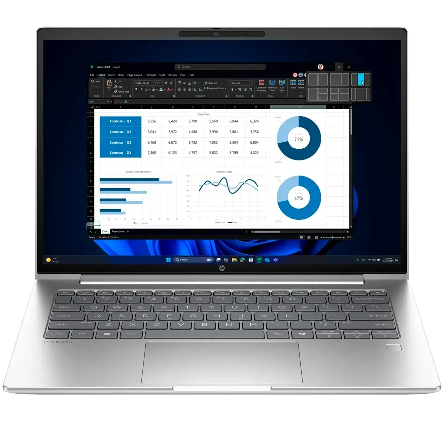 Laptop HP INC 14" (1920x1200), Core 5 120U, 16 GB, Integrated, 512 GB — Image №1 Laptop HP INC 14" (1920x1200), Core 5 120U, 16 GB, Integrated, 512 GB — Image №1