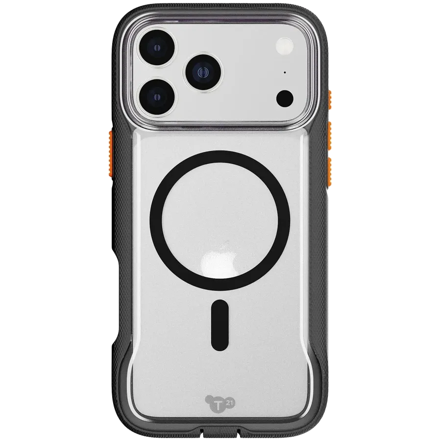 TECH21 Protective Case EvoPro with MagSafe, Clear Black for iPhone 17 Pro Max — Image №1