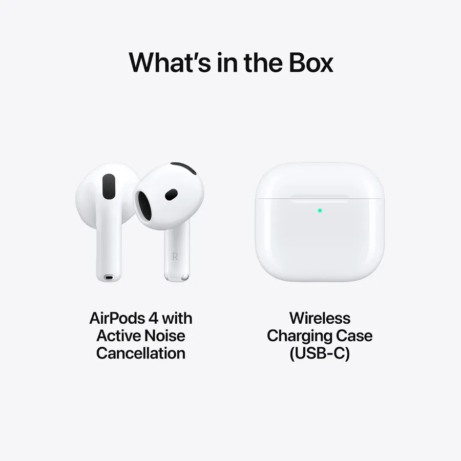 Apple AirPods Gen 4 with Active Noise Cancellation with USB-C Charging Case — Image №9