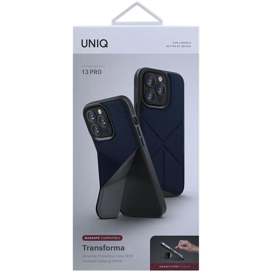 UNIQ Case Transforma with MagSafe, Electric Blue for iPhone 13 Pro — Image №3