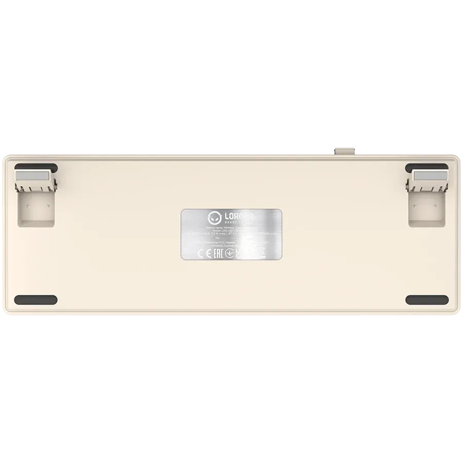 LORGAR KBP70MW Gaming Keyboard, Wireless, Beige, EN — Image №9