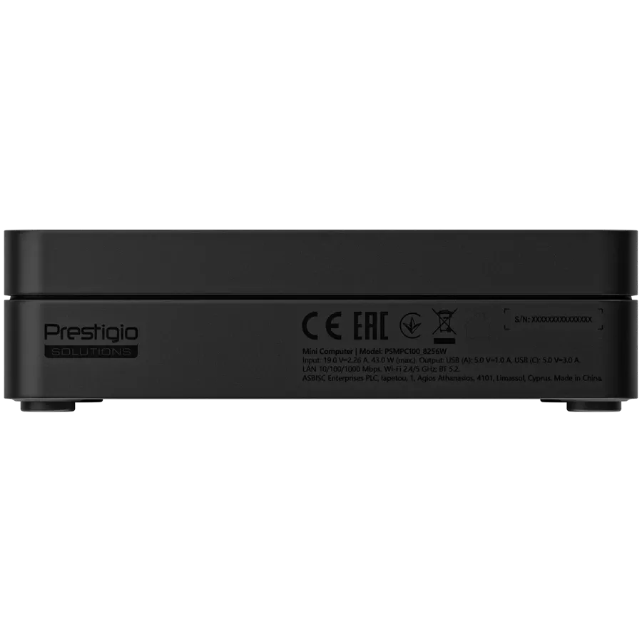 PRESTIGIO SOLUTIONS Προσωπικός υπολογιστής Mobile N1, 8 γιγαμπάιτε, Μαύρος, 256 γιγαμπάιτε — Εικών №3